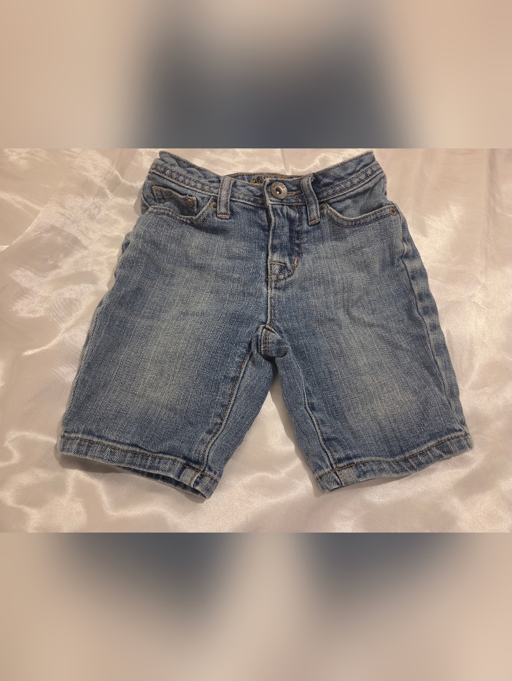 Justice Light Blue Denim Kids Shorts